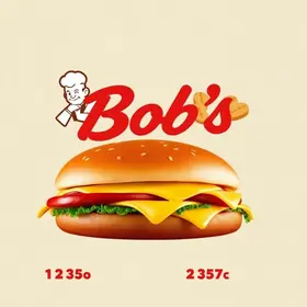Cardápio Bob’s 2025