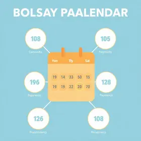 calendário de pagamentos