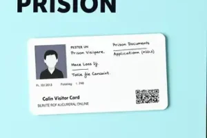 carteirinha de visitante de presídio